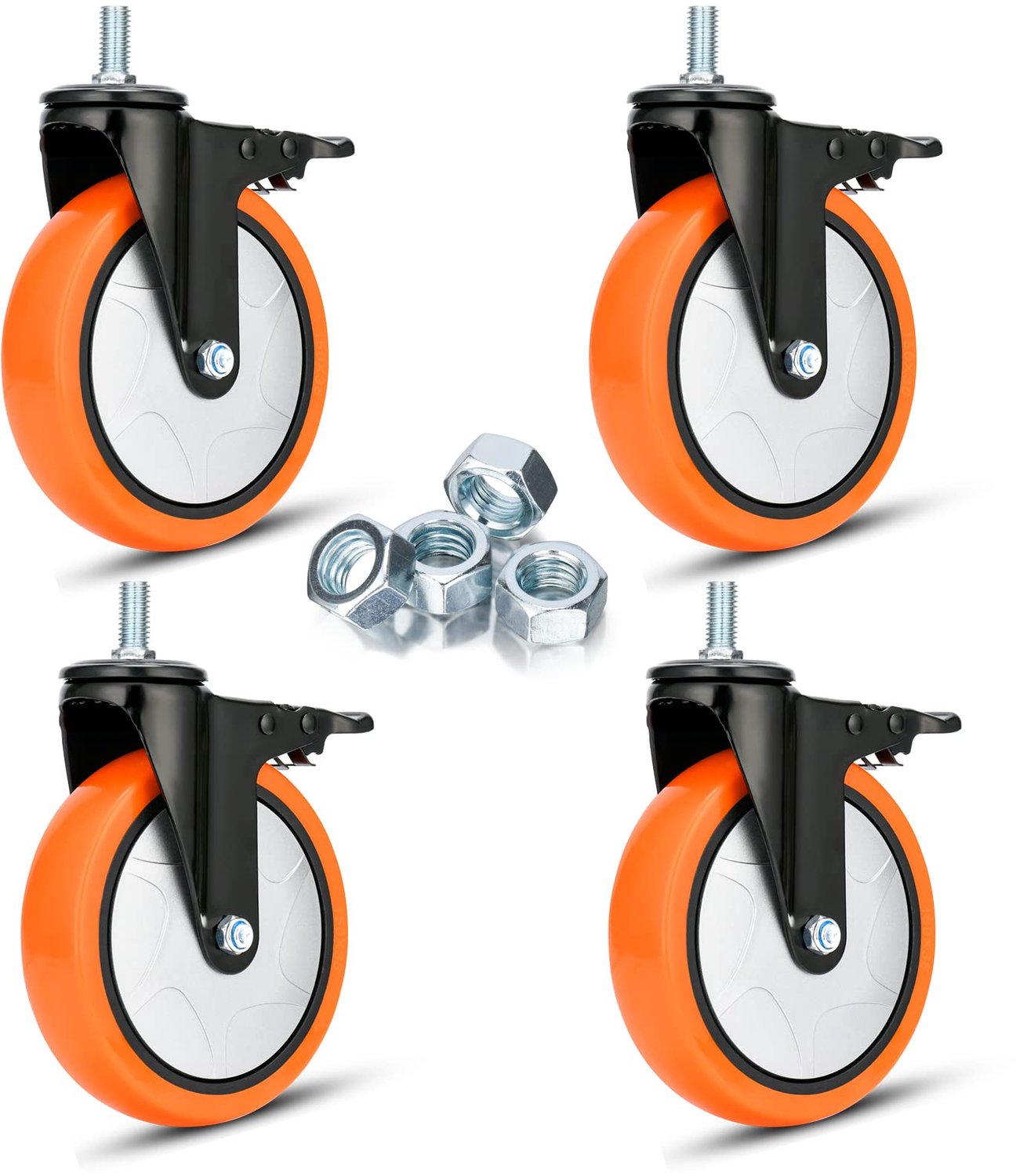Set van 4 Robuuste Tuning Wielen met Dubbele Vergrendeling