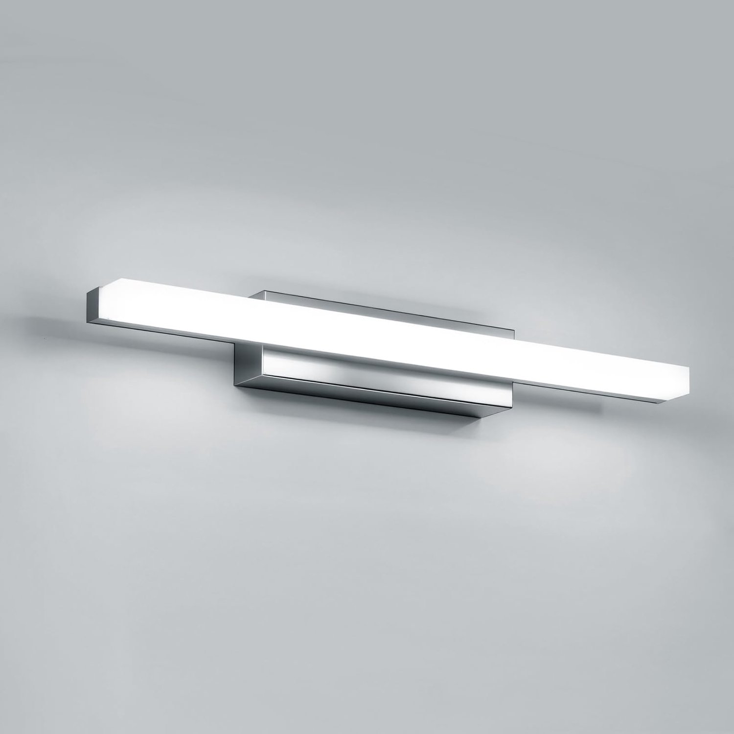 LED Spiegellamp Badkamer 40 cm - Koel Wit Licht 6000K IP44 Chroom Spiegelverlichting