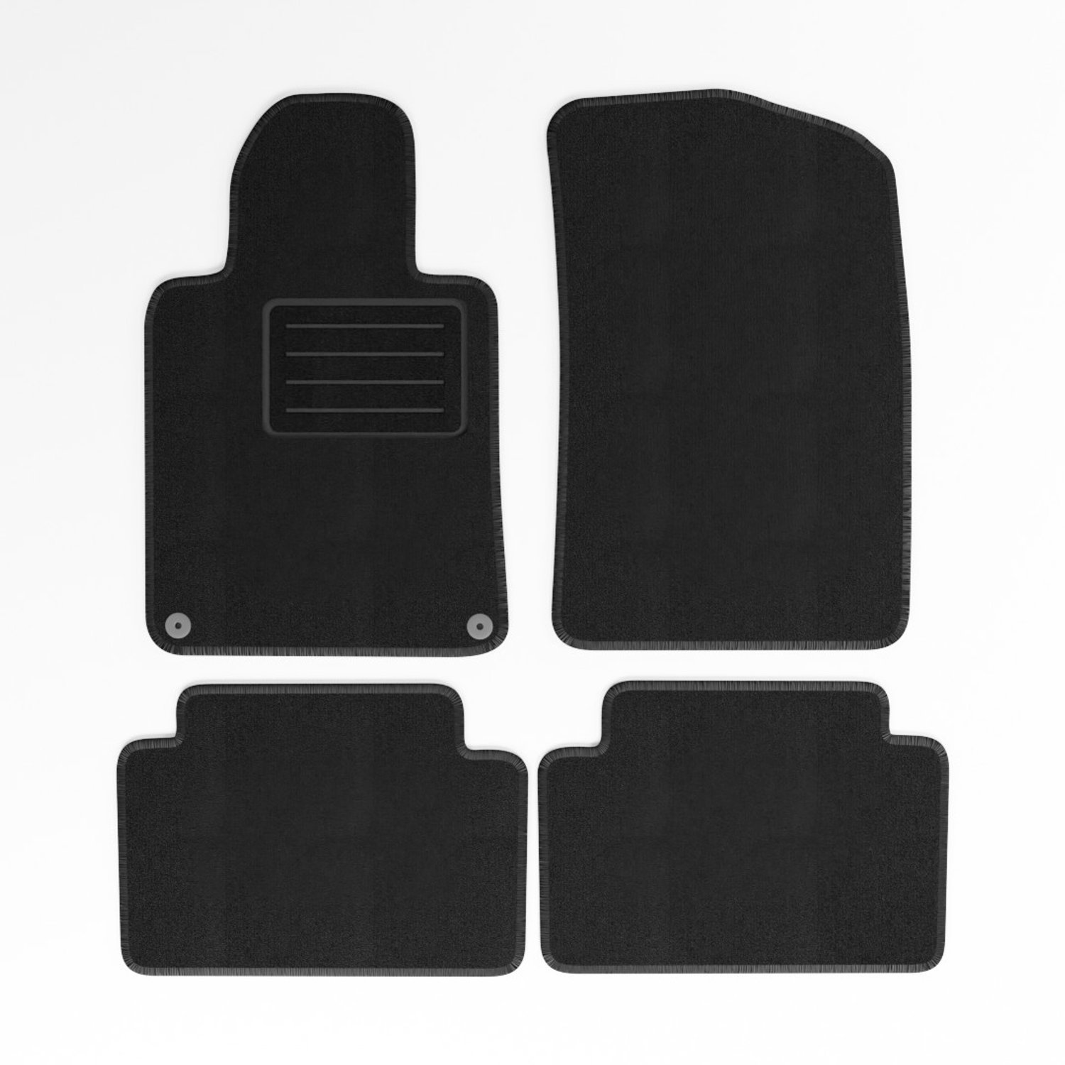 Mats4all | Naaldvilt automatten passend voor Peugeot 508 2011-2018 | Antislip | Met versterking | 4-delig | Automatten | Mattenset
