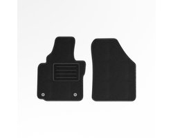 Mats4all | Naaldvilt automatten passend voor Volkswagen Caddy 2004-2010 voorset met originele bevestiging | Antislip | Met versterking | 4-delig | Automatten | Mattenset