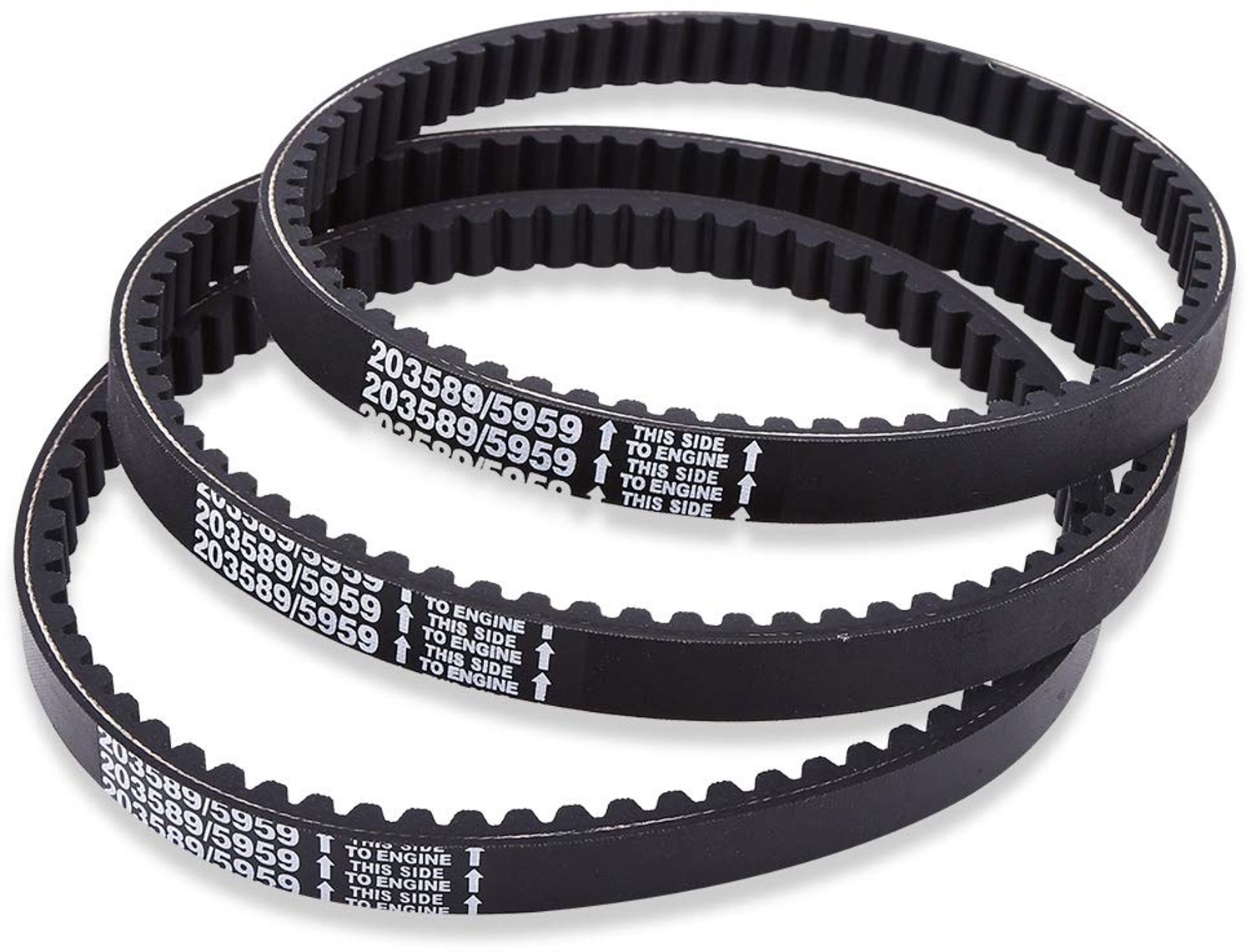 Aandrijfriem 30 Serie - Koppelingsriem - Rubber - Kart - Compatibel met Manco 5959/Comet 203589 - Hartafstand 6 5/8" tot 6 11/16 - Transmissieriem