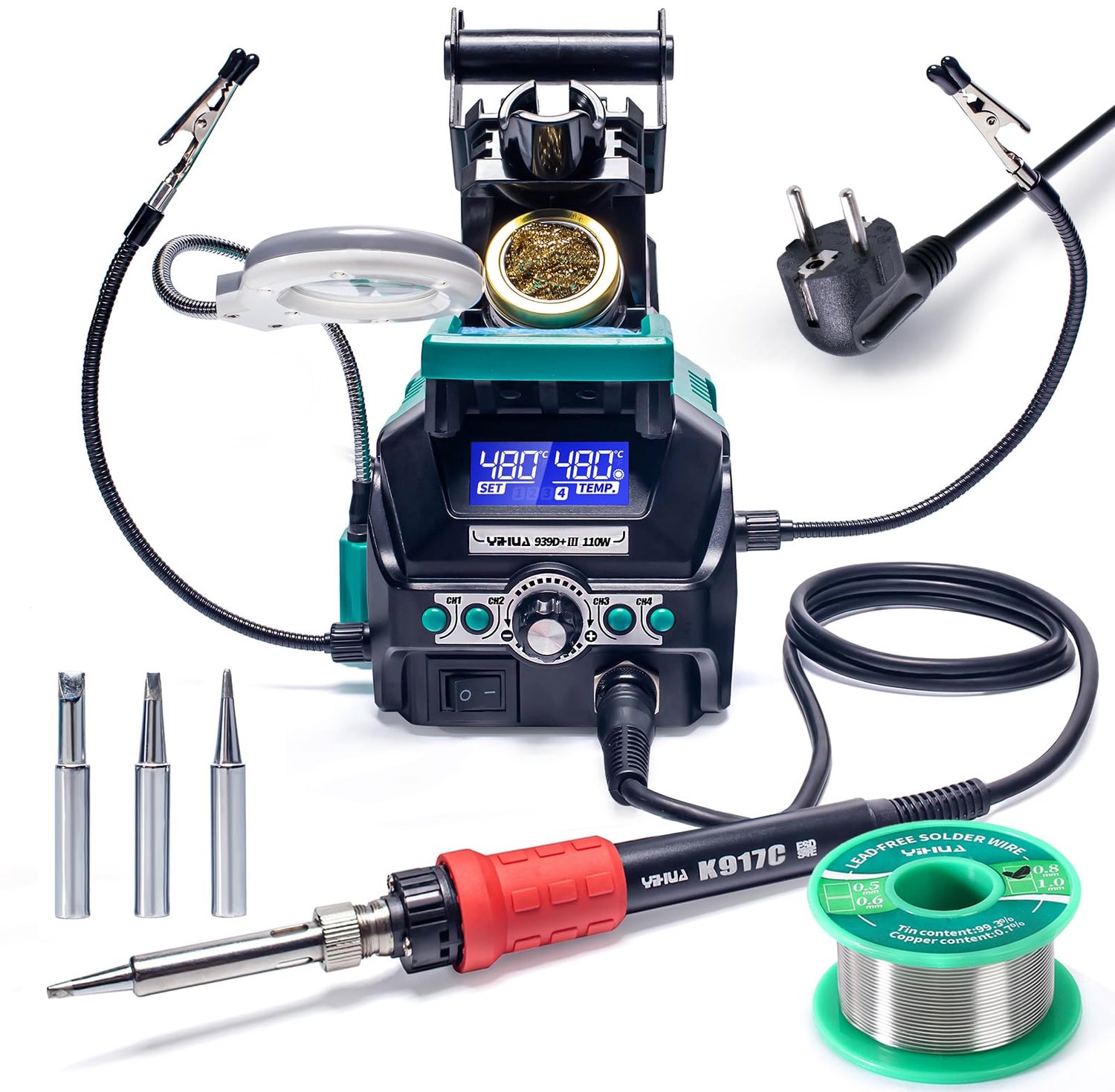 Professionele Soldering Station 110W met Digitale Temperatuurregeling