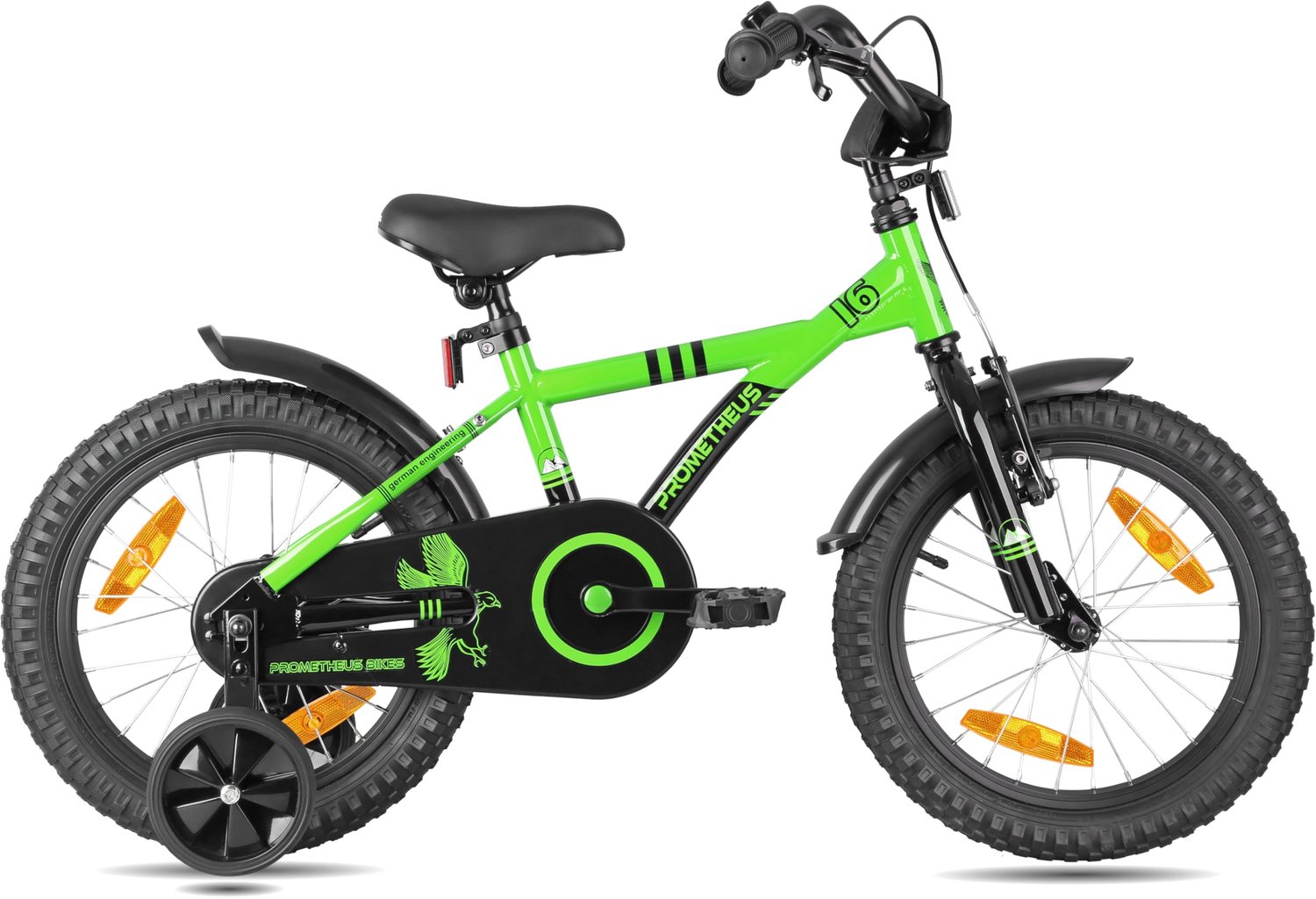 Kinderfiets 16 inch - Voor Meisjes en Jongens met Zijwieltjes