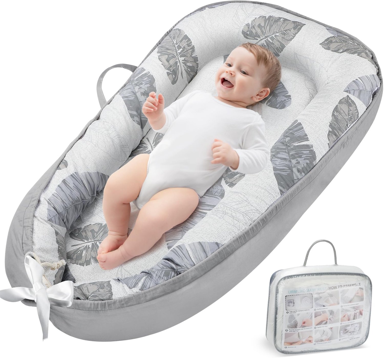 Handgemaakte Baby Cocoon voor Pasgeborenen