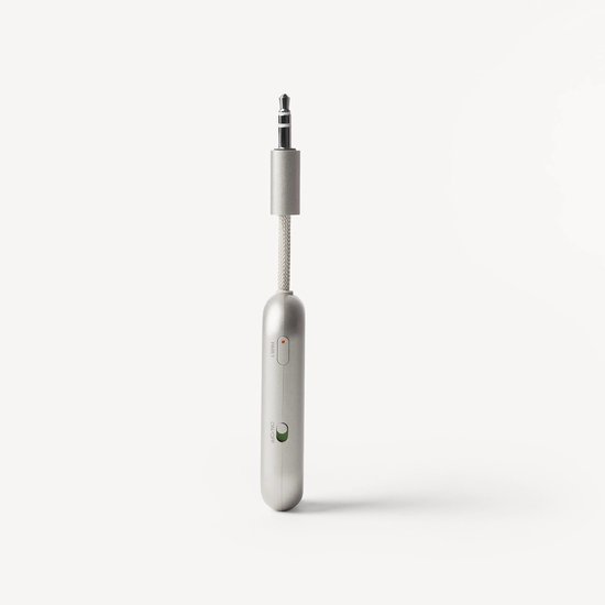 Twelve South AirFly Pro 2 Bluetooth Zender – Geniet van in-flight entertainment – Verbind 1 of 2 hoofdtelefoons via Bluetooth – 25+ uur batterijduur - Grijs — afbeelding 3
