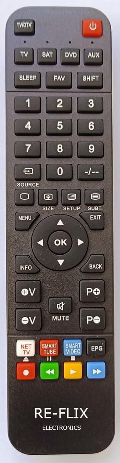 Afstandsbediening voor VCR's