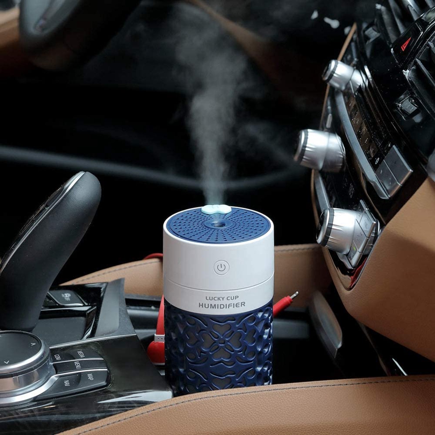 Creatieve Lucky Cup Luchtbevochtiger 3-in-1 voor Thuis Kantoor Auto 250 ml