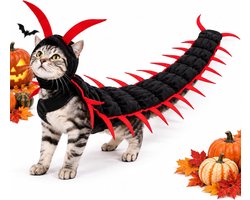 Kleding Voor Katten - Halloween-cosplay voor huisdieren - Hondenkostuum - Duizendpoot - Grappig Pak Honden - Halloween Honden - Dierenkleding - Atten Muts - Kat Outfit - Katten Kleding - Kat Accessoires - Kattenspeeltjes - Hond Halloweenkostuum