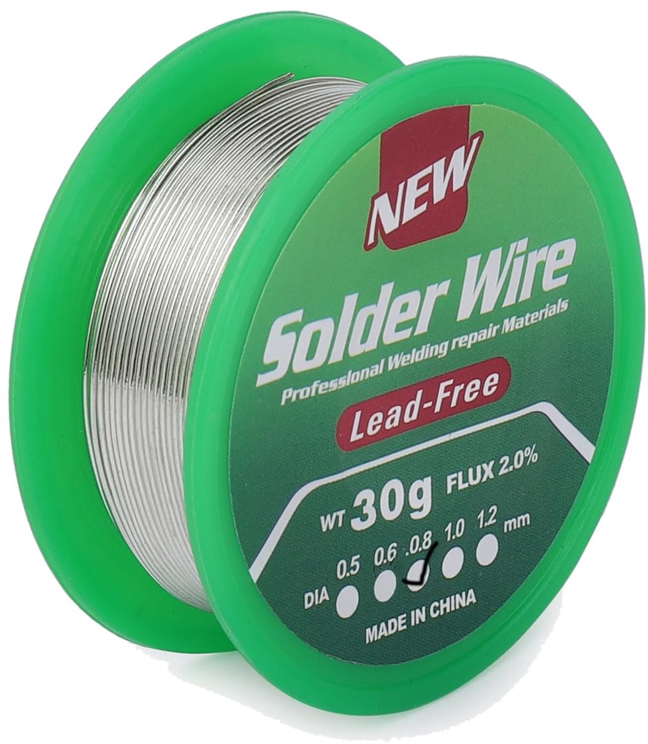 Loodvrije Solderingtin 0.8mm met Harskern 30g