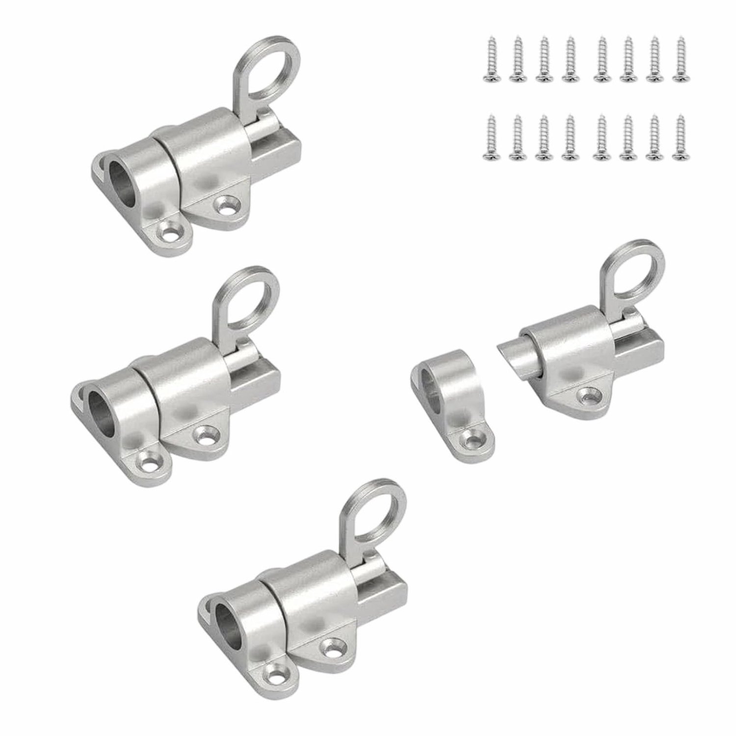 Set van 4 Automatische Deursloten met Schroeven