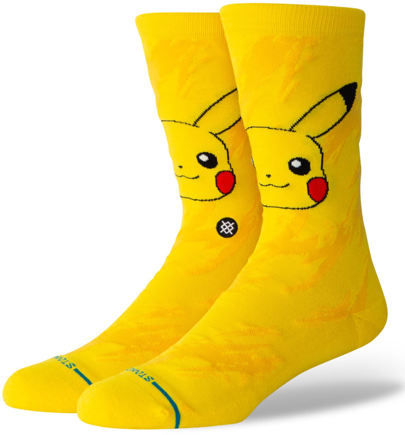 Stance unisex casual sokken pikachu bolt crew geel (Pokémon)