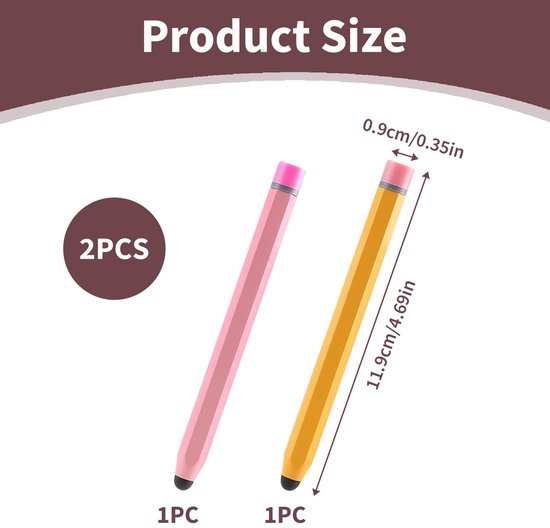 Stylus Pen Set voor Touchscreen Apparaten (2 stuks) — afbeelding 5