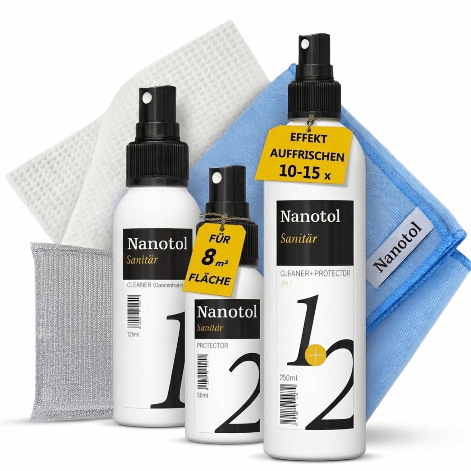 Nano Coating Set voor Douchecabines met Lotus Effect