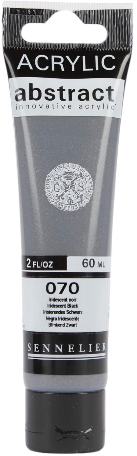 Iridescent Verf - Zwart - 60 ml