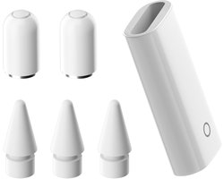 Vervangset voor iPencil 1e Generatie - Inclusief Magnetische Caps en Oplader