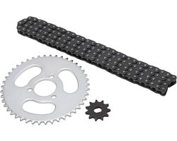 T8F Stalen Tandwielkettingset voor Karts en ATV's