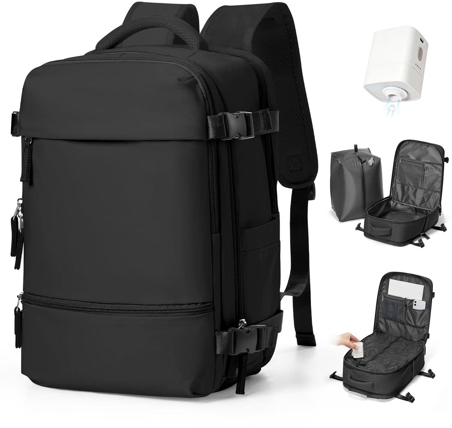 Vacuüm Backpack 40x30x20 voor Reizen met Pomp