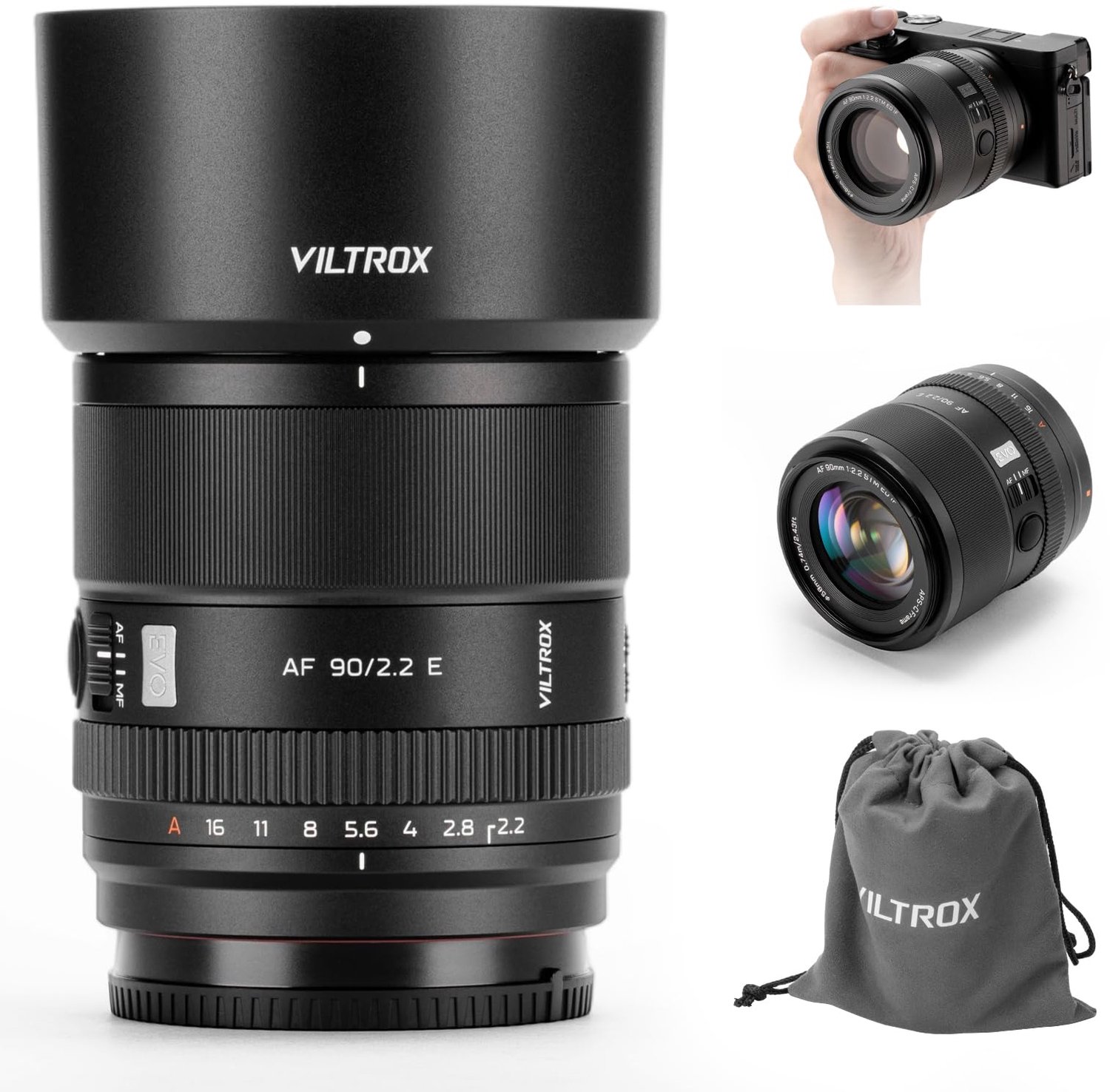 90 mm F2.2 EVO FE Lens voor Sony E-Mount