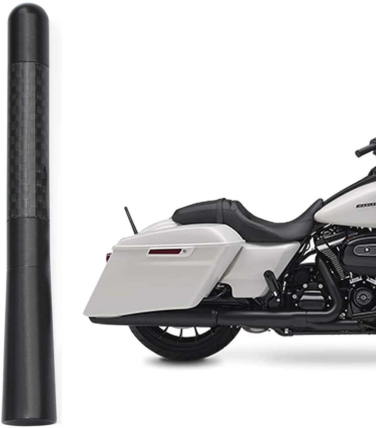Carbon Fiber Vervangende Antenne voor Motoren