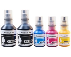Inktcompatibel met Brother - Multipack BTD180 voor DCP-T780DW en meer - 5 stuks