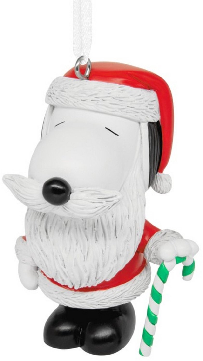 Ornament L93 FC Snoopy Santa kerstbal Hallmark