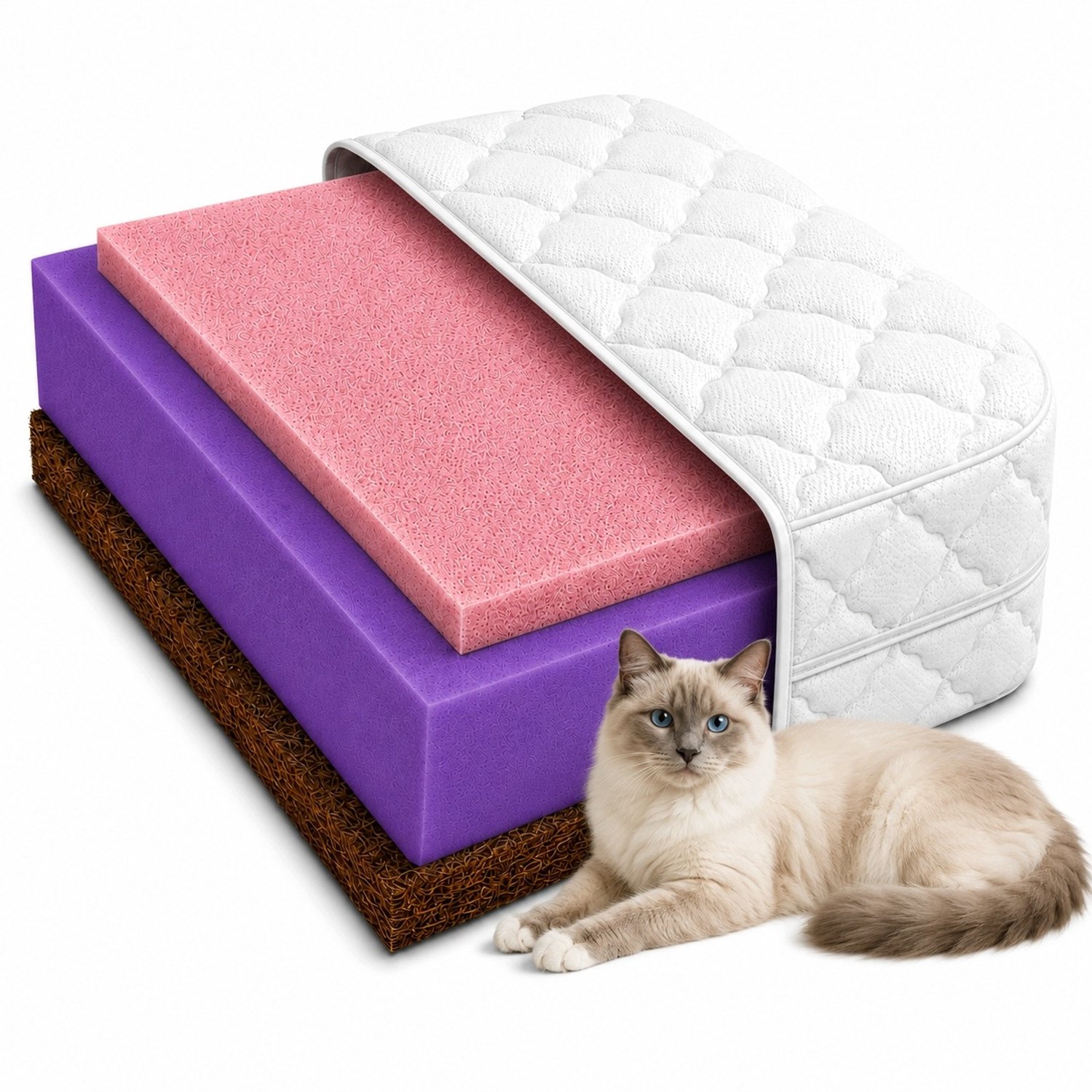 MATERACE Z GÓR Matras 120x190 HR Kokos H5 15cm, Dubbelzijdig, Stevig