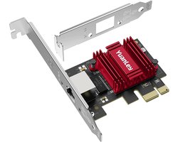 2.5G Network Card, YuanLey 2.5Gb PCIe Ethernet Adapter with Realtek RTL8125B, PCI Express to RJ45 LAN Card, 2500Mbps - ShopVlot