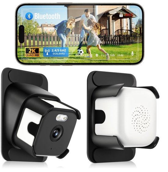 Raamcamera Beveiliging - Binnencamera Huis - Buiten Bewaken -Zwart — afbeelding 3