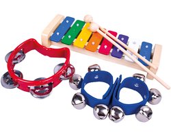 Bino Muziekset Junior Hout 5-delig