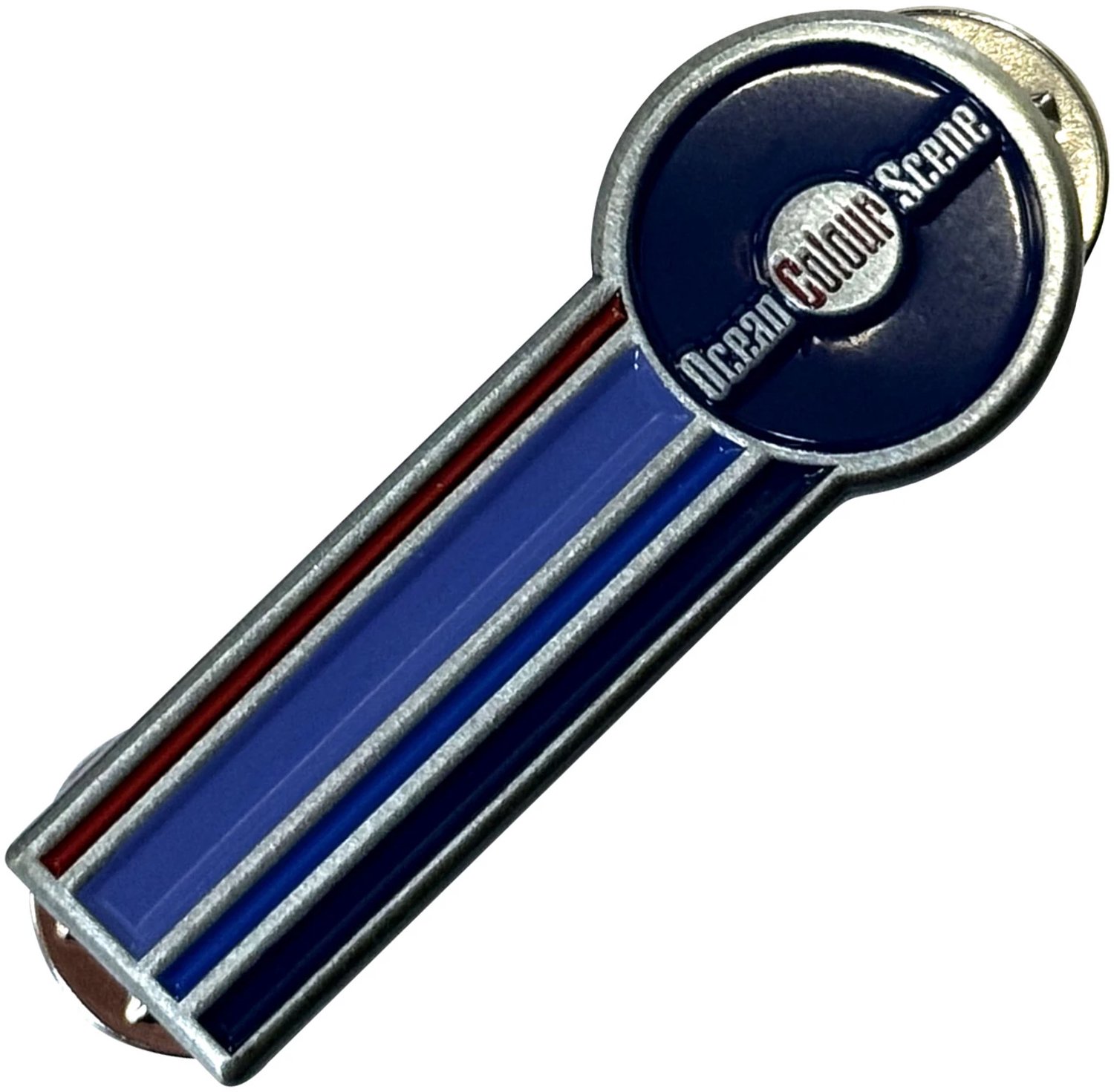 Ocean Colour Scene - Circle Logo & Stripes - Pin