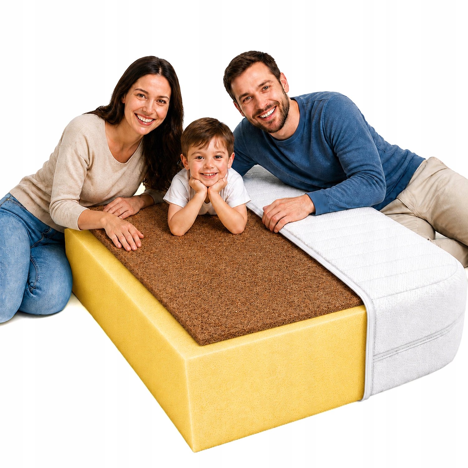 MATERACE Z GÓR Matras 80x160 cm: Schuim, Kokos, H2/H3, 11 cm dik