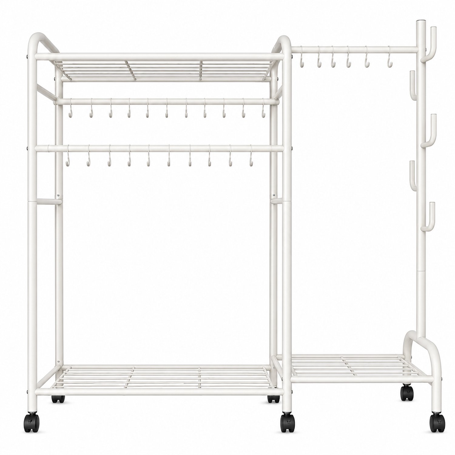 MokoHub Wanddisplaykast voor Collecties - Verstelbare Planken - Glazen Deuren - Wandmontage - 80x9.5x60 cm - Wit