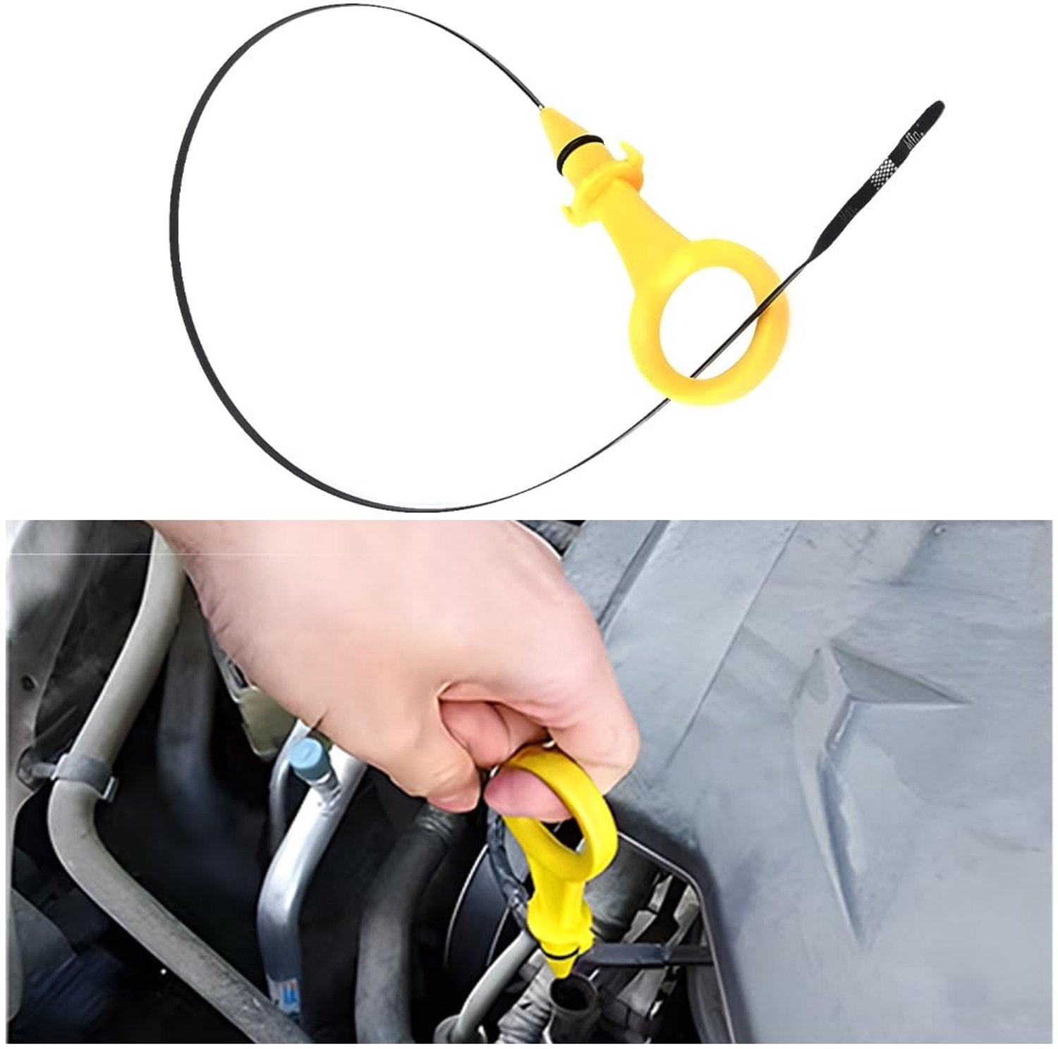 Vervangingsmeter voor motorolie - Motoroliepeilindicator met accessoires voor nauwkeurige oliepeiling en onderhoud