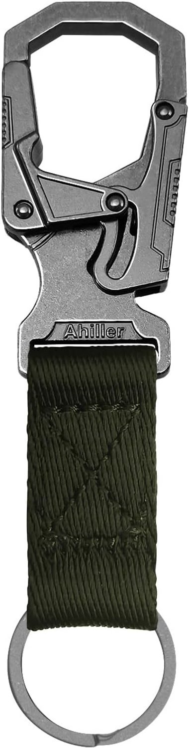 Sleutelhanger 3 inch - Zinklegering - Dubbel slot ontwerp - Ideaal voor camping en autorijden - Luxento