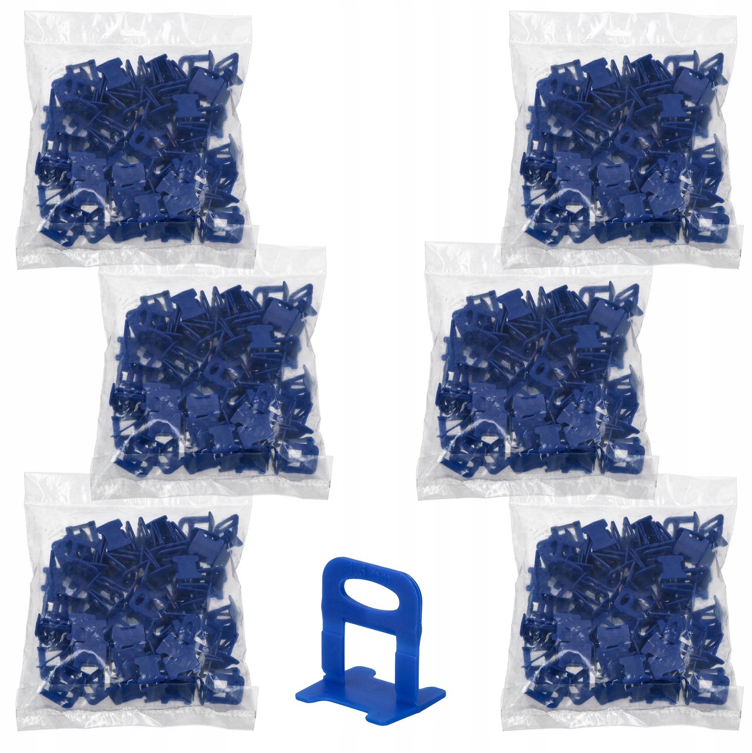 600x Tegel Levelling Clips Systeem 1.5mm - Perfecte Tegelplaatsing