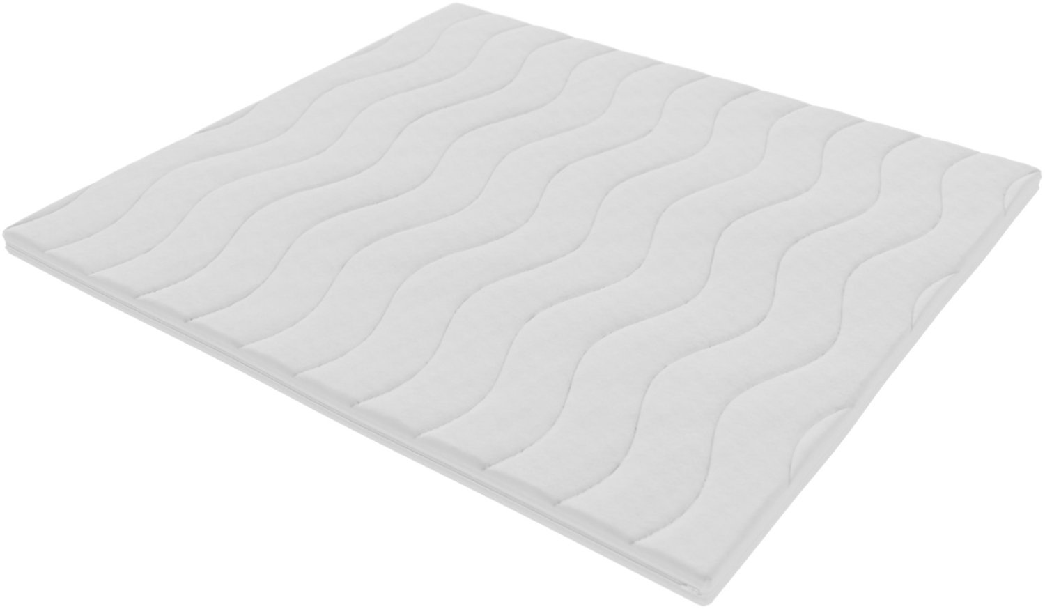 Toros Bedden 180x200 - Topper - 8cm dik - Afritsbaar en wasbaar - Topdekmatras - Medium - Wit - HR Koudschuim