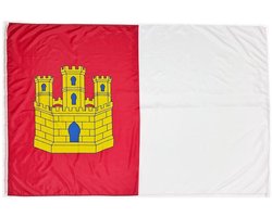 Vlag 225 x 150 cm - versterkt met 2 metalen oogjes - ideaal voor balkon en tuin - Vemera