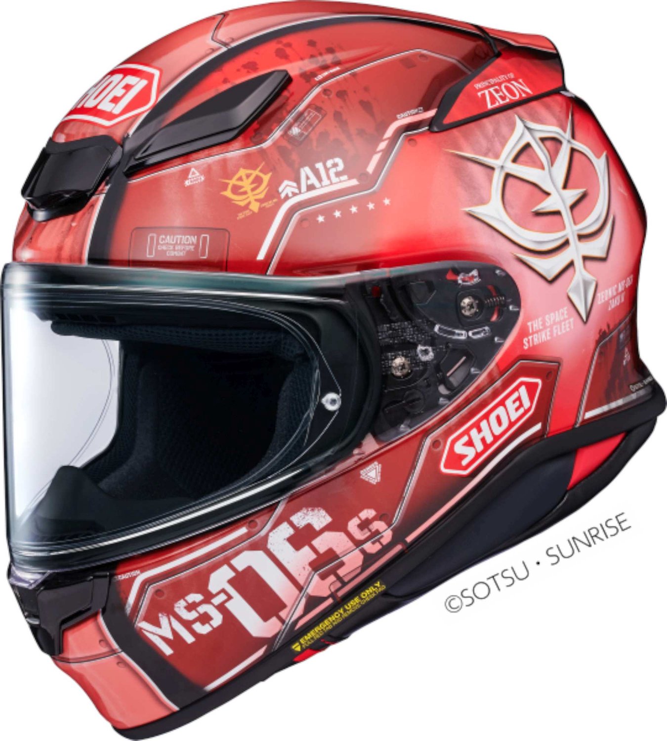Shoei NXR2 Char's Zaku II Helm - Maat XXL (63/64) -