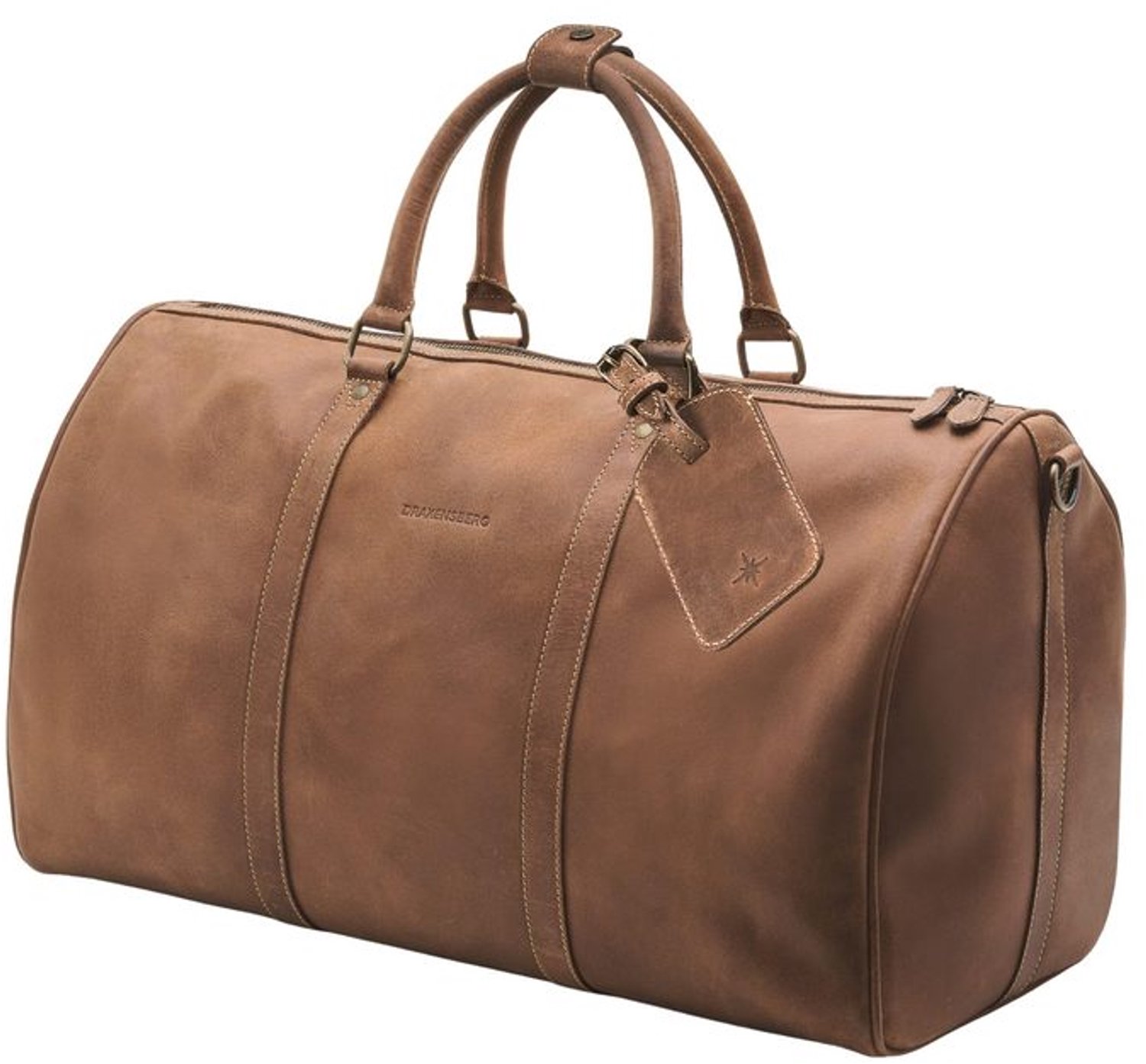 Weekender 'John' Elegante Leren Reisbag voor Mannen en Vrouwen