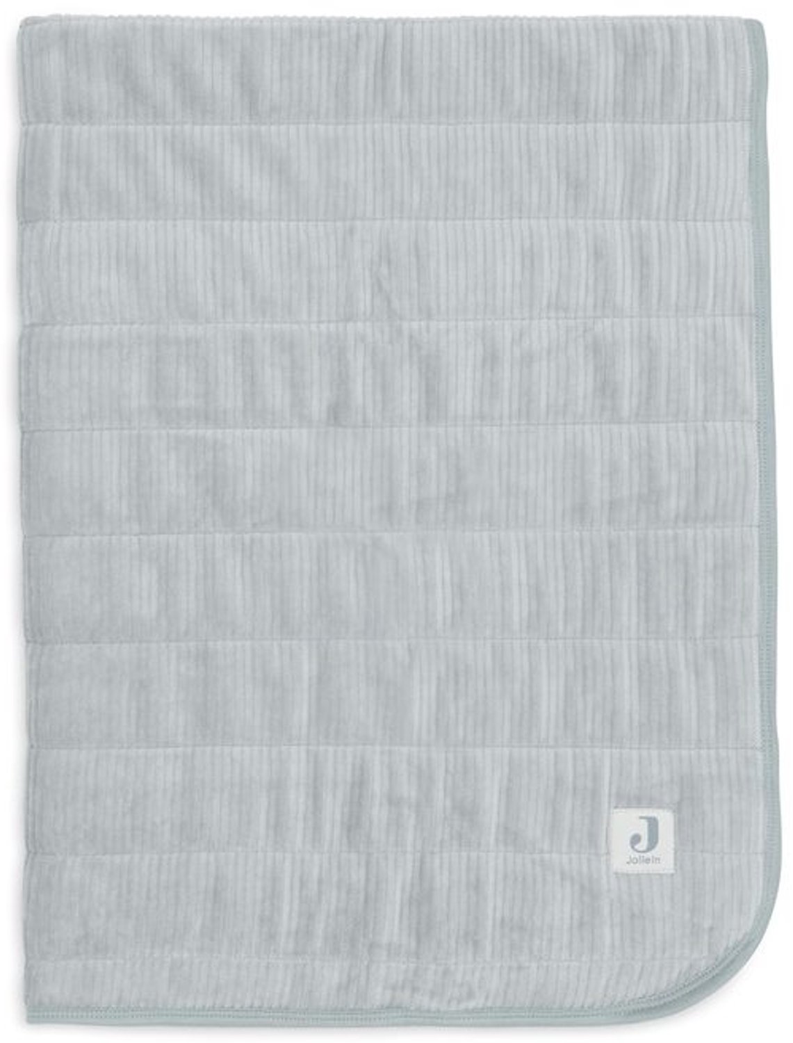 Babydeken Velvet Rib Sea Green 75 x 100 cm