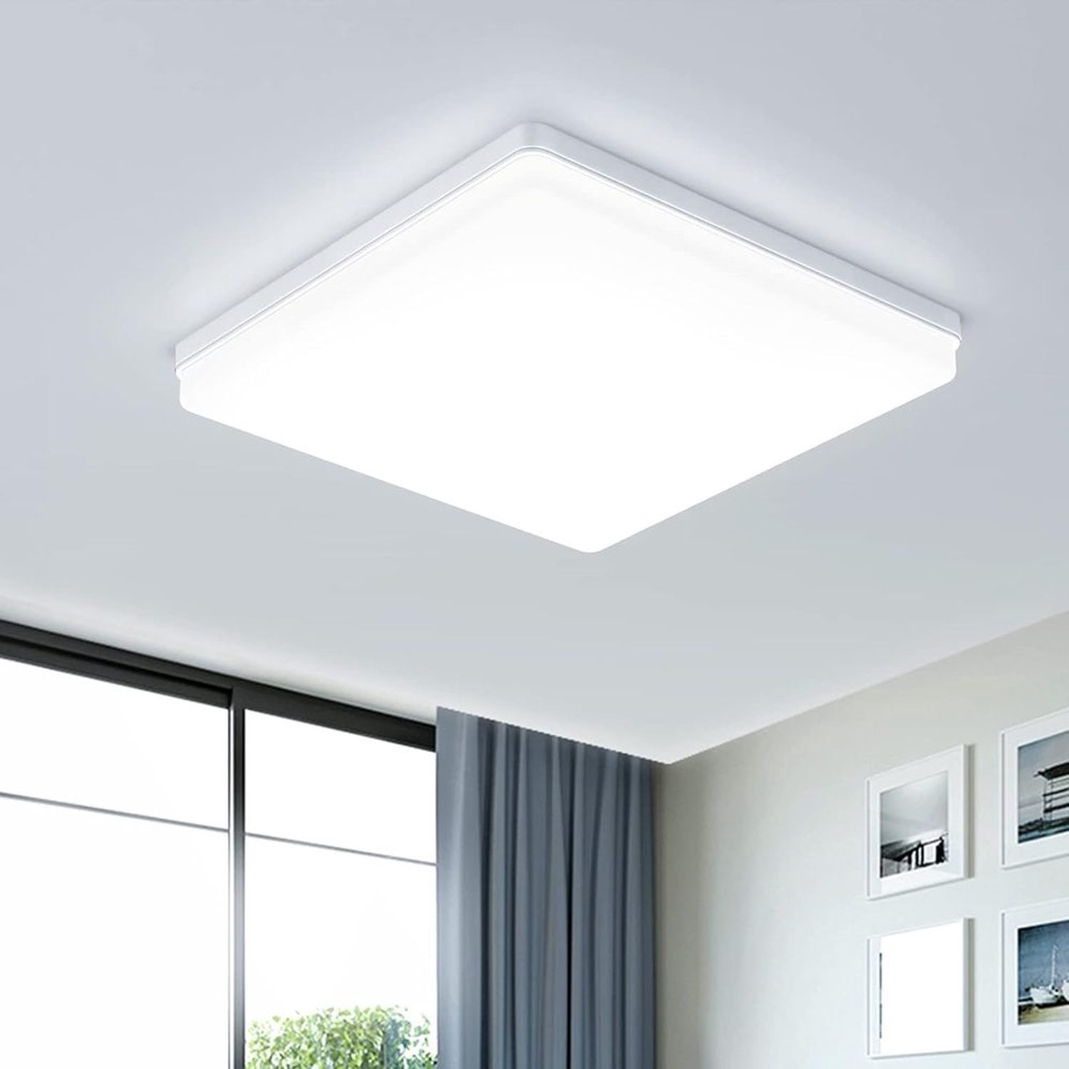 LED Plafondlamp - 48W, 4800 Lumens voor Badkamer, Woonkamer, Keuken