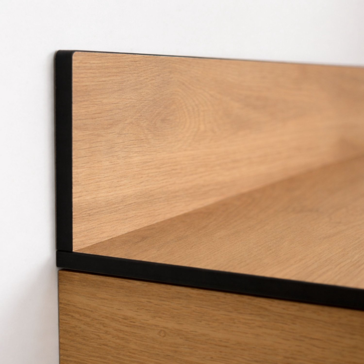 KOLM - HPL-wastafelblad - 70,5 x 47 cm - Castello Honingeiken - Met wandpaneel van 18 cm