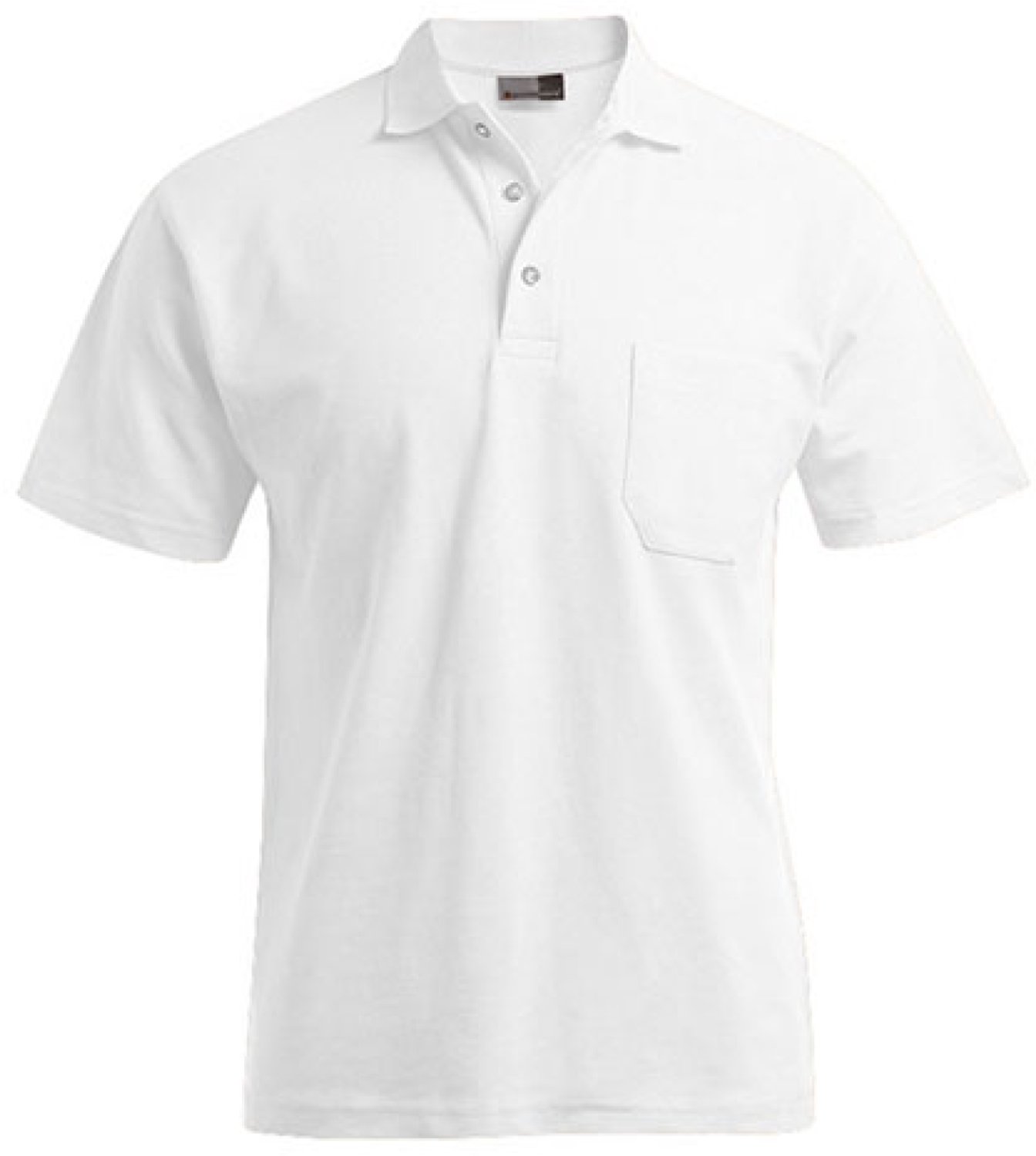 Promodoro - Men´s Heavy Polo Pocket - White - 5XL