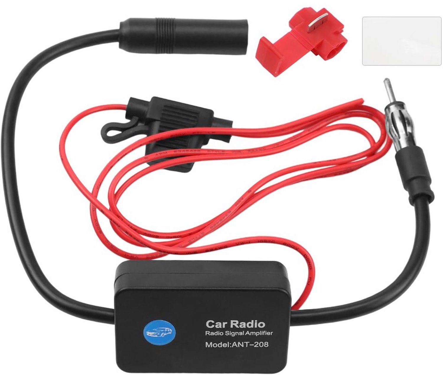 Universele FM Antenneversterker 12V voor Auto