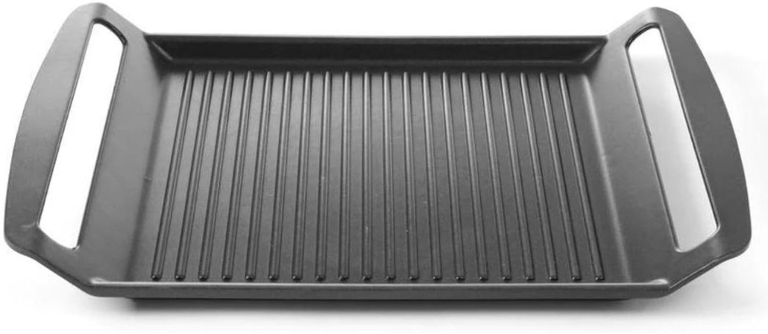Grillplaat Inductie - Bakplaat - Gietijzer - Zwart
