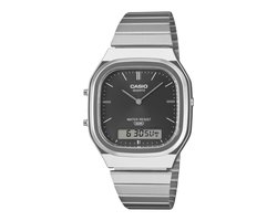 Casio Casio Collection Vintage AQ-240E-1AEF Horloge - Staal - Zilverkleurig - Ø 35 mm