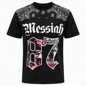 Messiah Heren T-Shirt met Print – Casual Shirt – Comfortabele Pasvorm – Zwart – Maat M