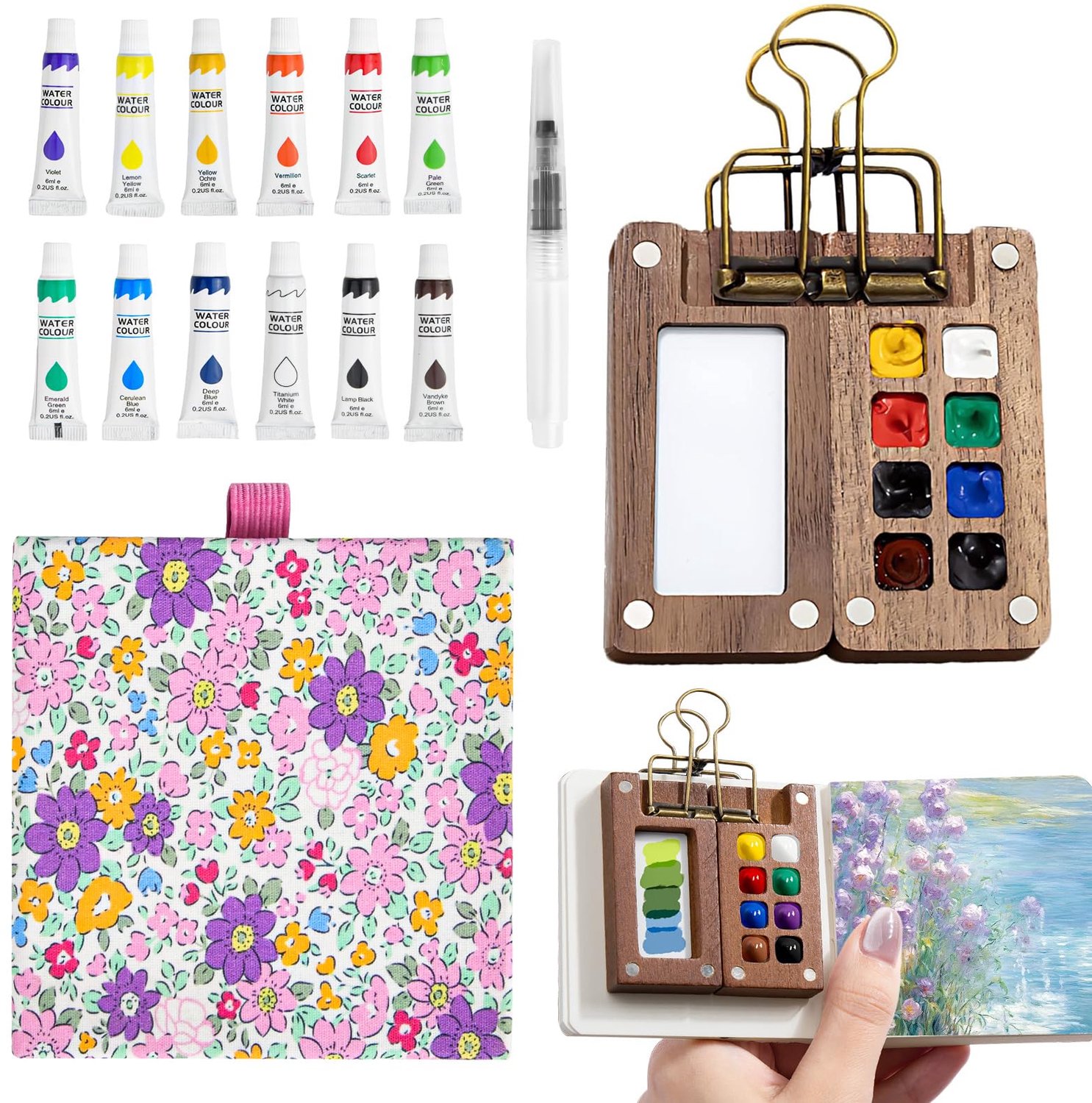 Mini Waterverf Set met Palette
