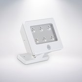 BRILONER - KOLLIG - LED Wandlamp op batterijen - met sensor - buitenverlichting met bewegingssensor - 12 cm - IP54 - 6.500K - wit