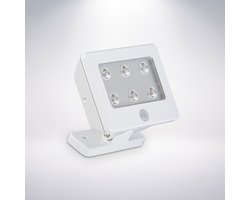 BRILONER - KOLLIG - LED Wandlamp op batterijen - met sensor - buitenverlichting met bewegingssensor - 12 cm - IP54 - 6.500K - wit